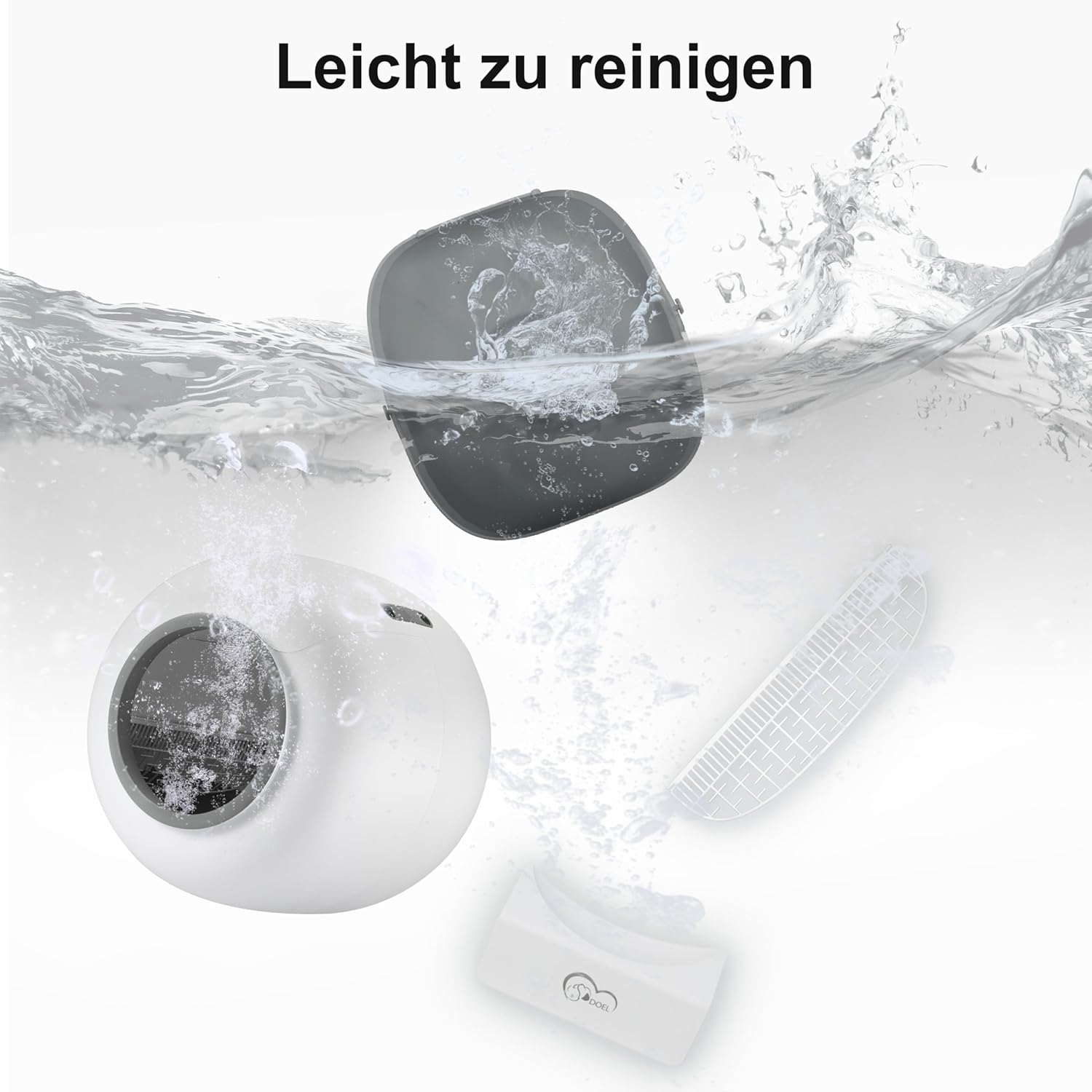 DOEL Upgrade Selbstreinigende Katzentoilette 65L Große Kapazität, Dreifacher Sicherheitsschutz, Automatische Katzentoilette APP-Gesundheitsüberwachung, Für Mehreren Katzen Geeignet mit Matte Einlagen